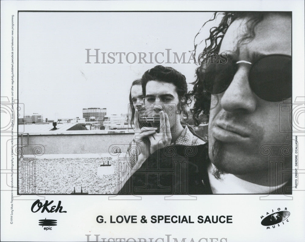 1994 Press Photo Musician G. Love &amp; Special Sauce,J Prescott,J Clemens,G Love - Historic Images