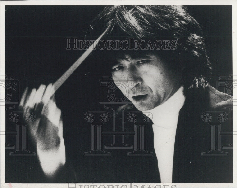 Press Photo Japanese conductor Seiji Ozawa - Historic Images