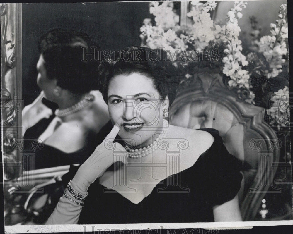 1952 Press Photo Columnist Louella Parsons &quot;First Lady of Hollywood&quot; - Historic Images