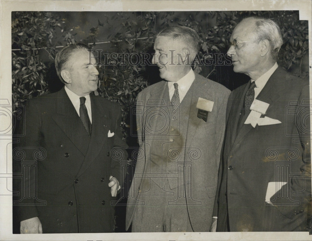 1950 Press Photo Dr. Richard Meiling, Dr. Thomas H.Lamen and  Dr. Paul Magnuson - Historic Images