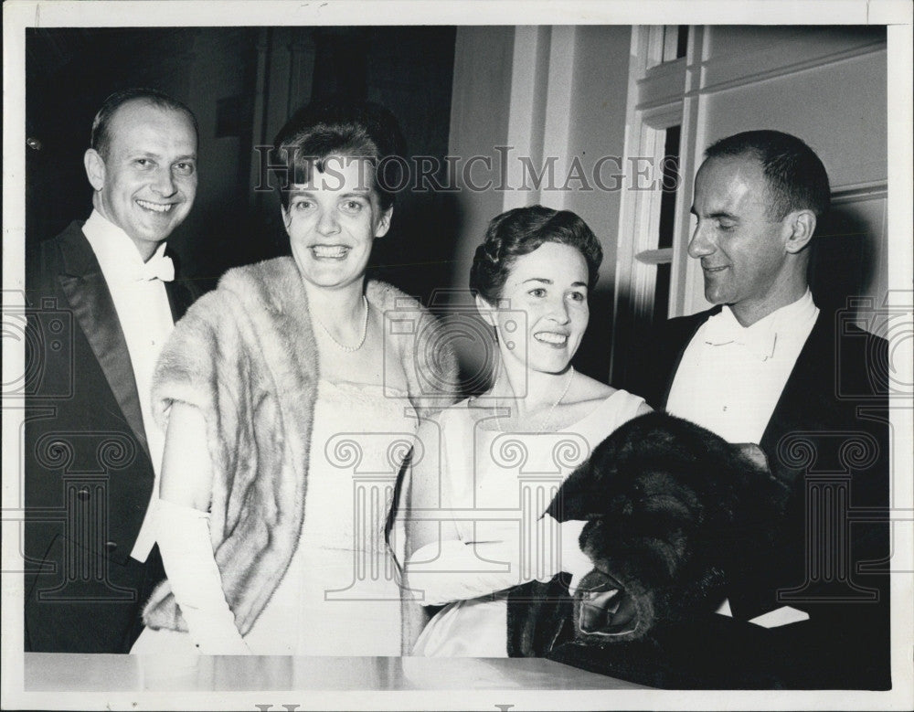 1965 Press Photo Theodore M Buck, Clara F. Tubby, Mr and Mrs Robert G Meisal - Historic Images