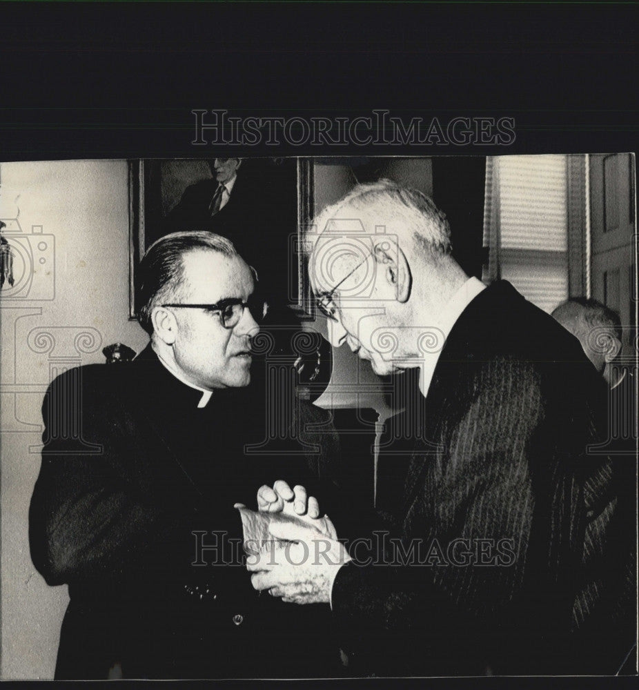 1970 Press Photo House Speaker John W McCormick Of MA/Archb Of Boston Humberto - Historic Images