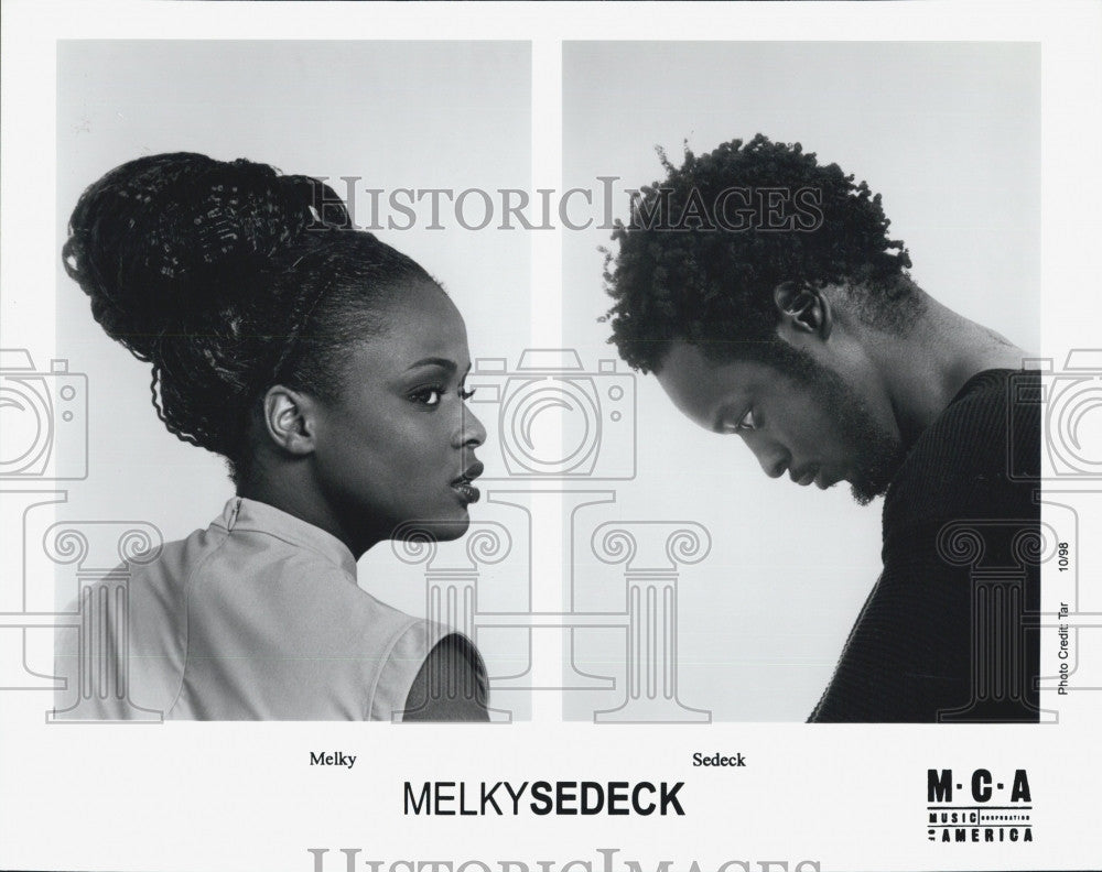 1999 Press Photo Melkeysedeck African American Singers 2 Pictures COPY - Historic Images