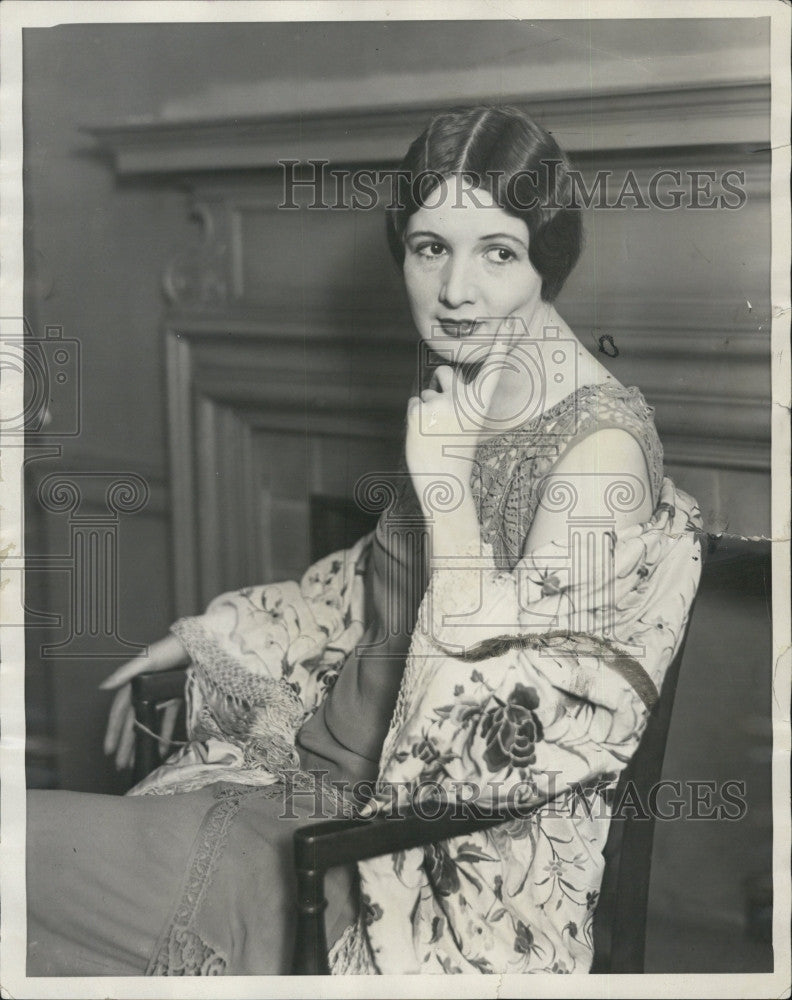 1926 Press Photo Showgirl Anne Caldwell Hotel Roosevelt - Historic Images