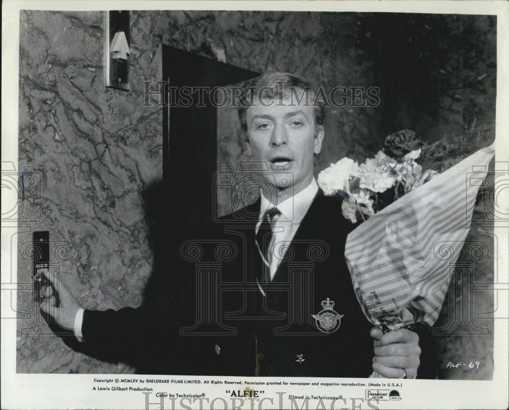 1966 Press Photo Actor Michael Caine in &quot;Alfie&quot; - Historic Images