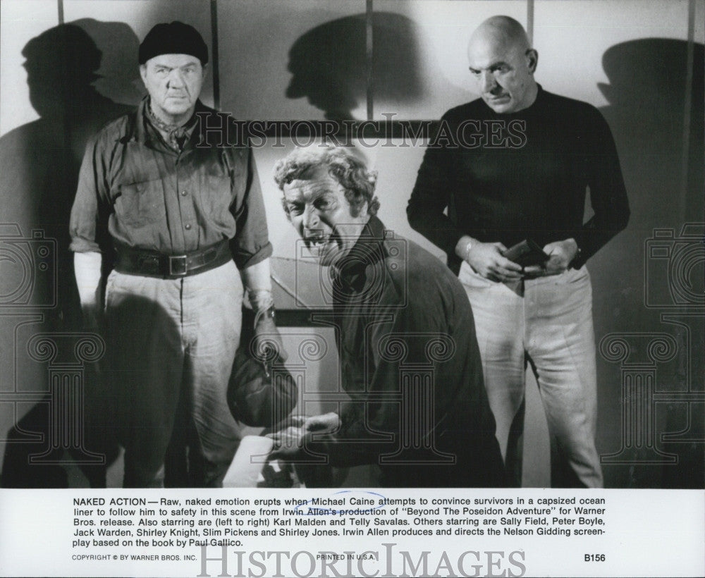 1979 Press Photo Actor Michael Cain in &quot;Beyond The Poseidon Adventure&quot; - Historic Images