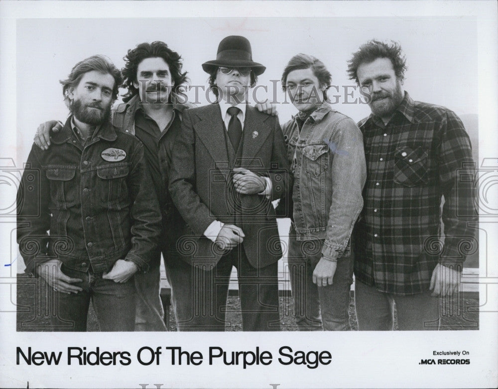 Press Photo Musical Group New Riders of the Purple Sage - Historic Images