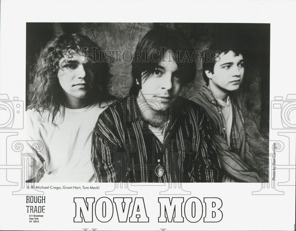 Press Photo Nova Mob Miichael Crego/Grant Hart/Tim Merk Nova Mob COPY - Historic Images