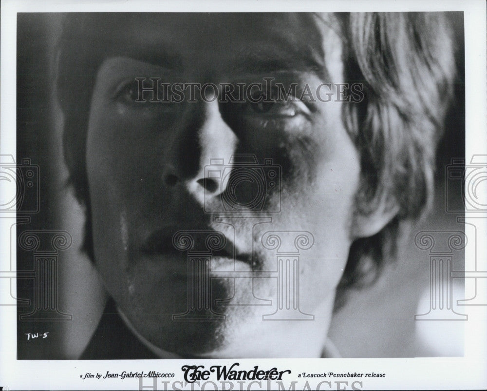 1969 Press Photo French Film The Wanderer Star Alain Noury COPY - Historic Images