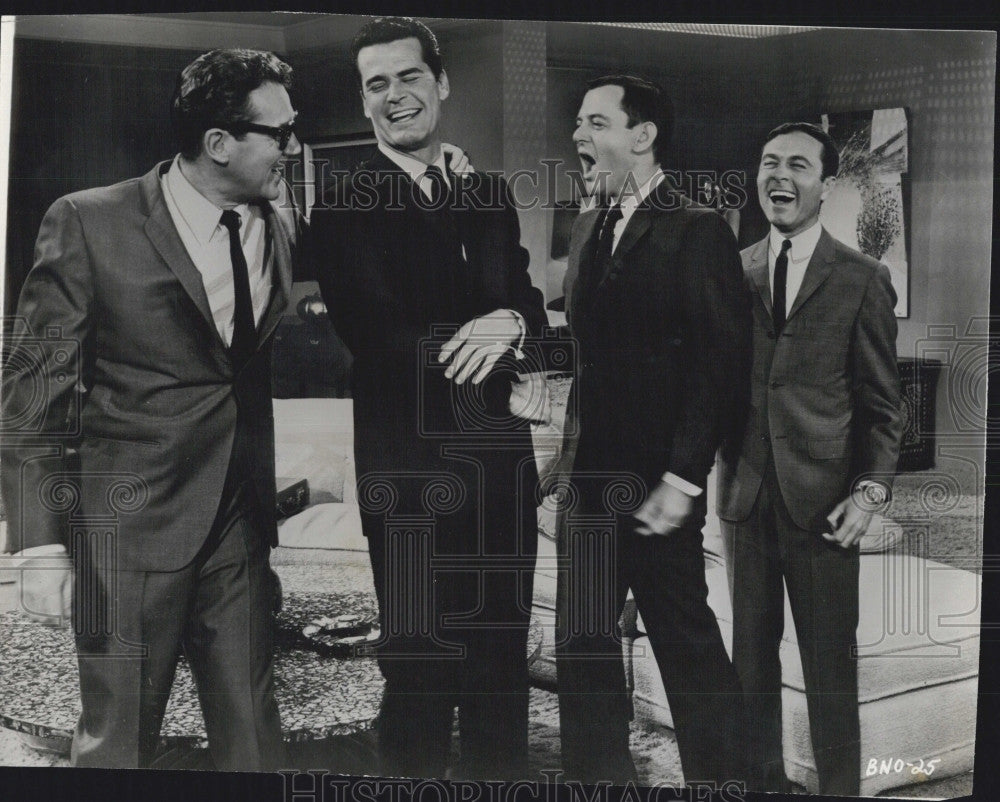 1962 Press Photo &quot;Boys Night Out&quot; a Musical show. - Historic Images