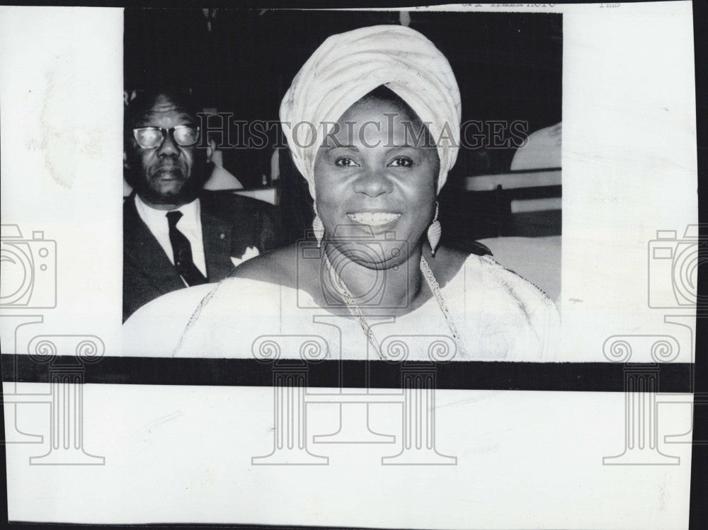 1969 Press Photo Angie Brooks of Liberia,Pres. of 24th UN General Assembly. - Historic Images