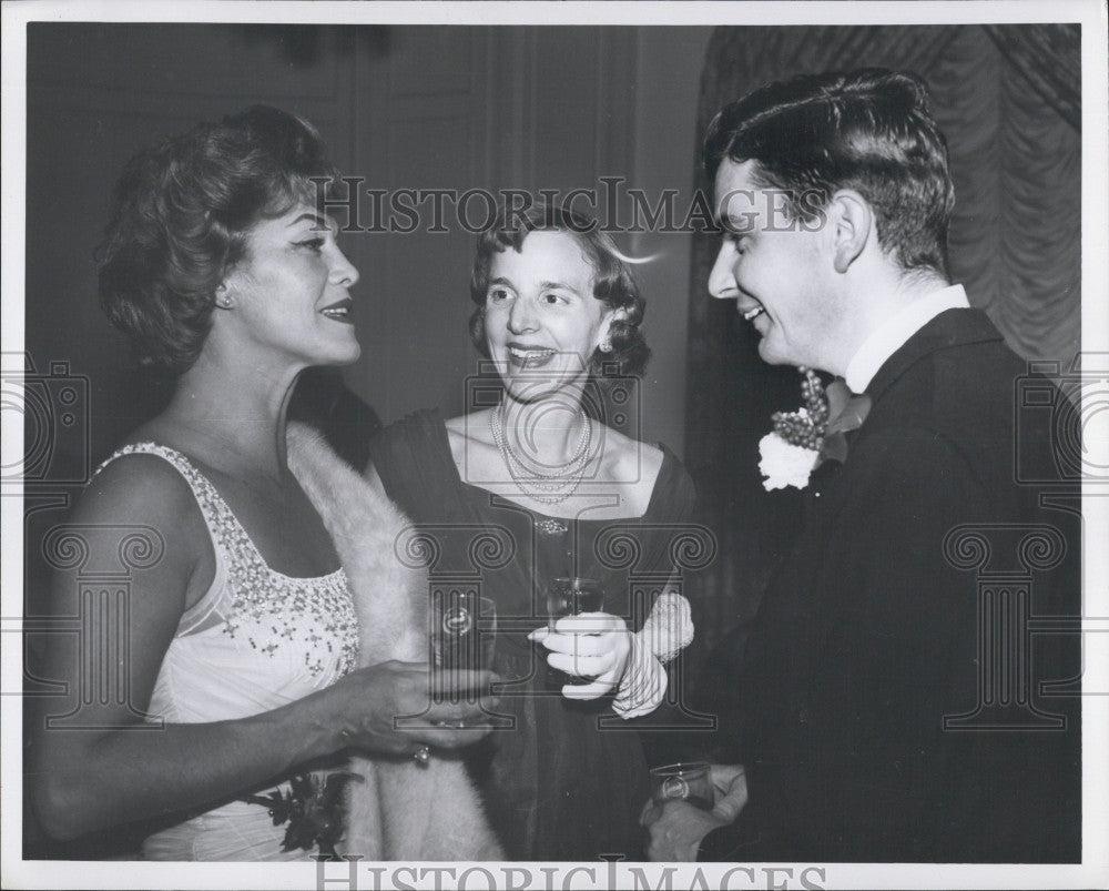 1963 Press Photo Boston Arts Festival Carol Bruce, Robert Swain Jr. Wife - Historic Images