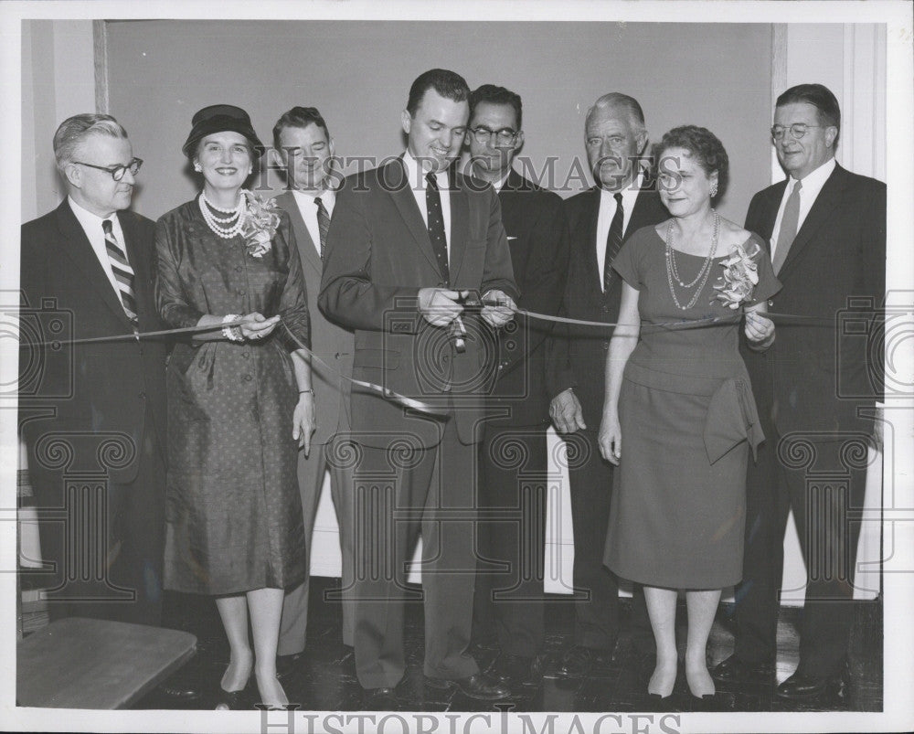 1958 Press Photo FJ Grant Jr,J Donovan,J Howard,EO Latham,H Randall,BJ Fallgren - Historic Images