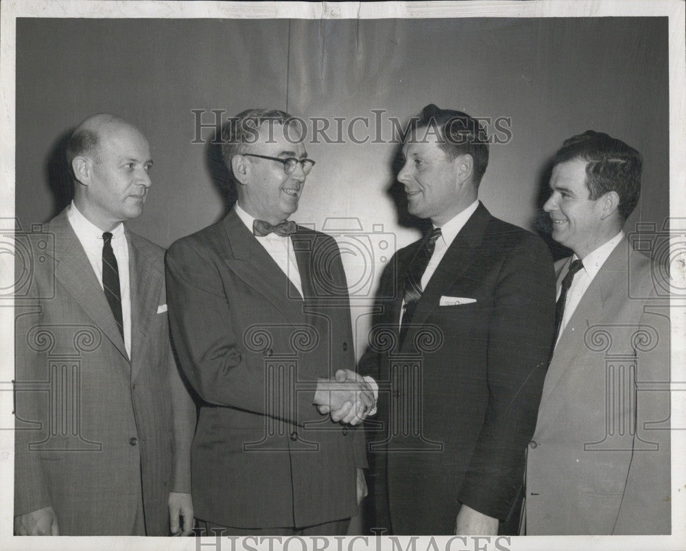 1955 Press Photo Richard Grant,AP Williams,RW Breed,D Forsdick - Historic Images