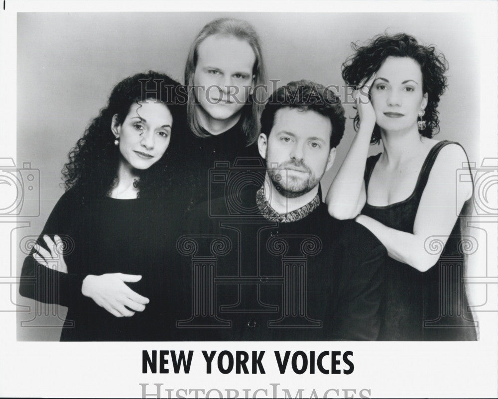 Press Photo Musical Group New York Voices - Historic Images