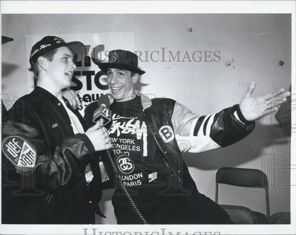 Press Photo Musical Group New Kids on the Block - Historic Images