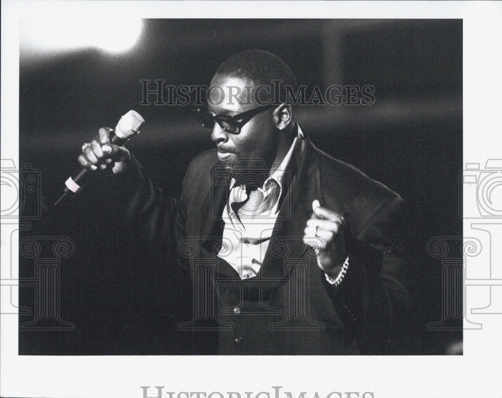 1997 Press Photo &quot;New Edition&quot; singer Johnny Gill - Historic Images