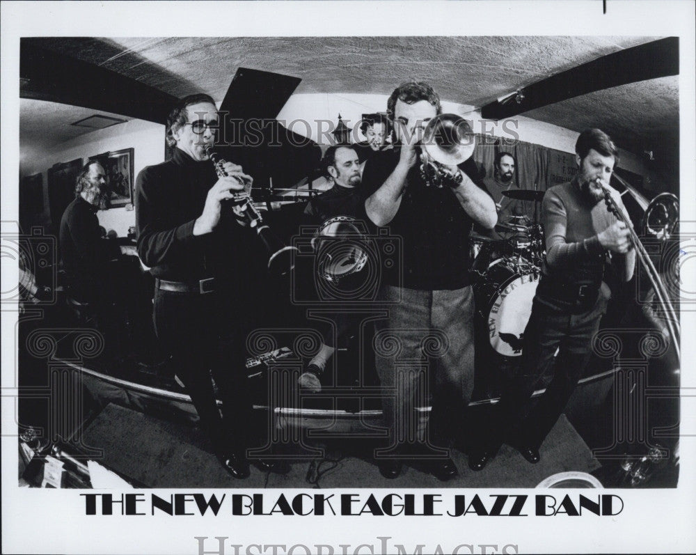 Press Photo Musical Group The New Black Eagle Jazz Band - Historic Images