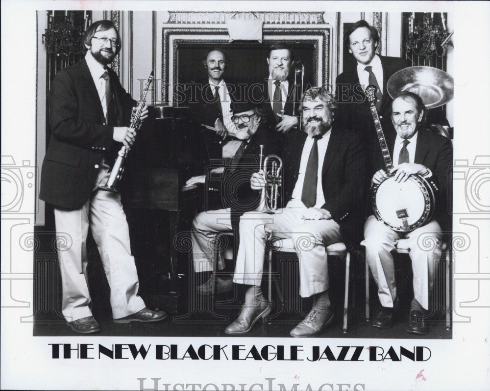 Press Photo The New Black Eagle Jazz Band Musician Group - Historic Images