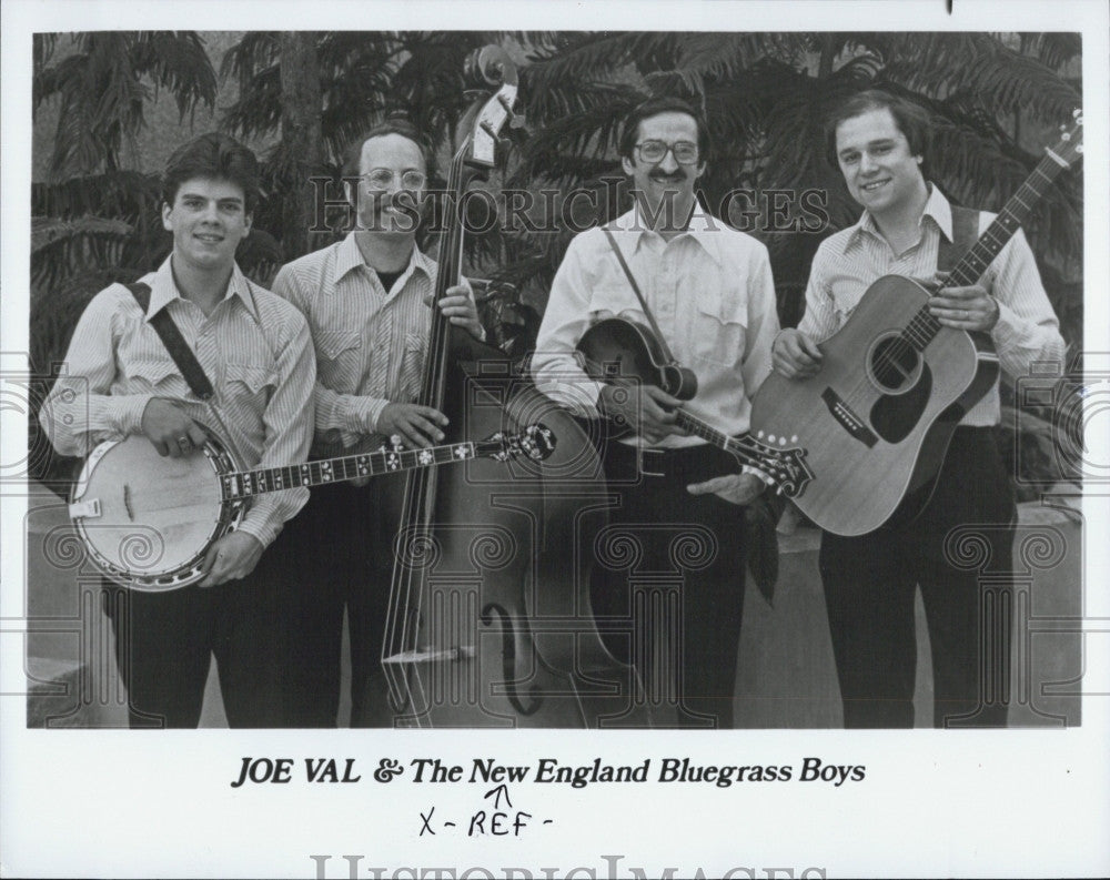 Press Photo  Joe Val The New England Bluegrass Boys Musician Group - Historic Images