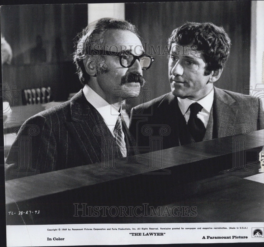 1970 Press Photo &quot;The Lawyer&quot; Movie Barry Newman Actor Harold Gould - Historic Images