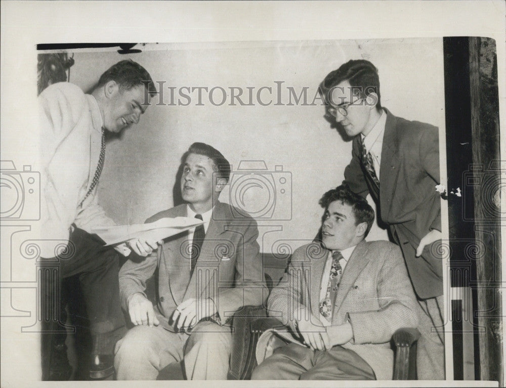 1950 Press Photo JJ Buckley,Wm Falrey,J McLellan,Wm Doherty - Historic Images