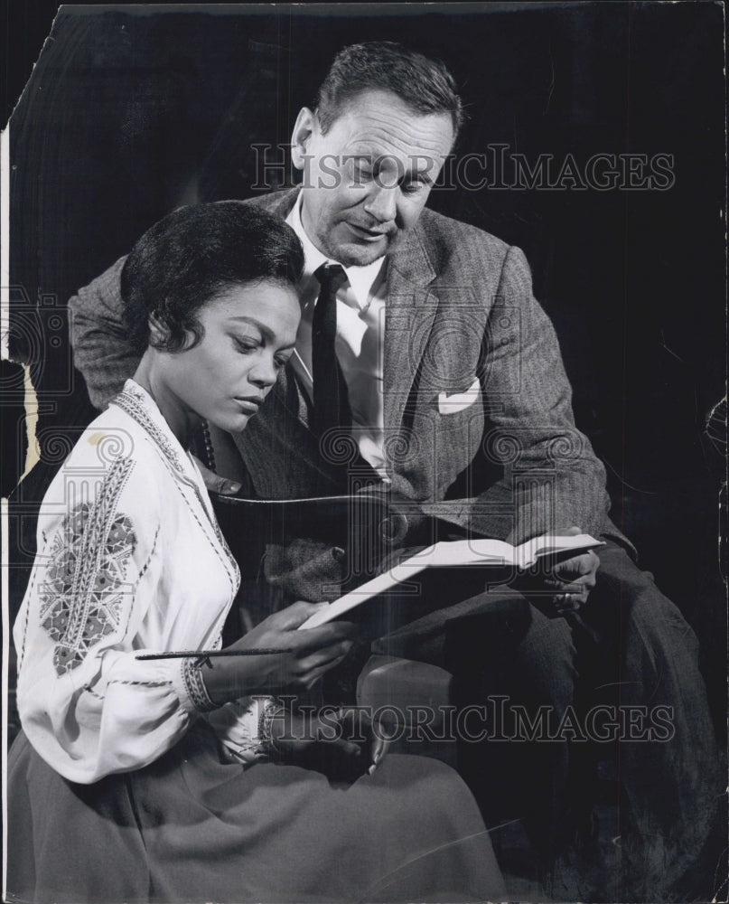 1959 Press Photo Eartha Kitt And Wendell Corey- Historic Images