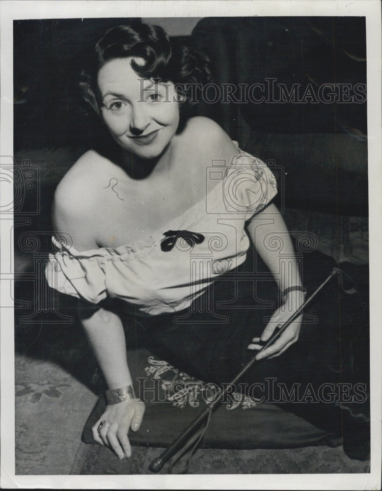 1951 Press Photo Ann Wrigg To Portray Lady Godiva In Coventry&#39;s Pageant - Historic Images