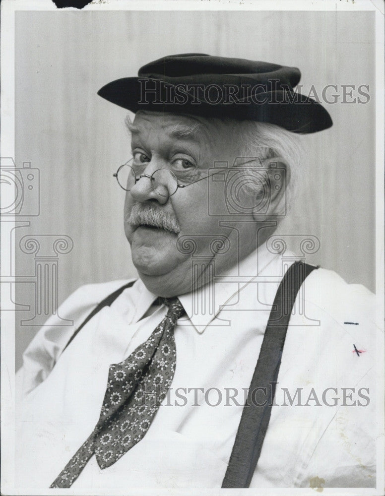 1968 Press Photo Actor and Comedian Cliff Arquette - Historic Images