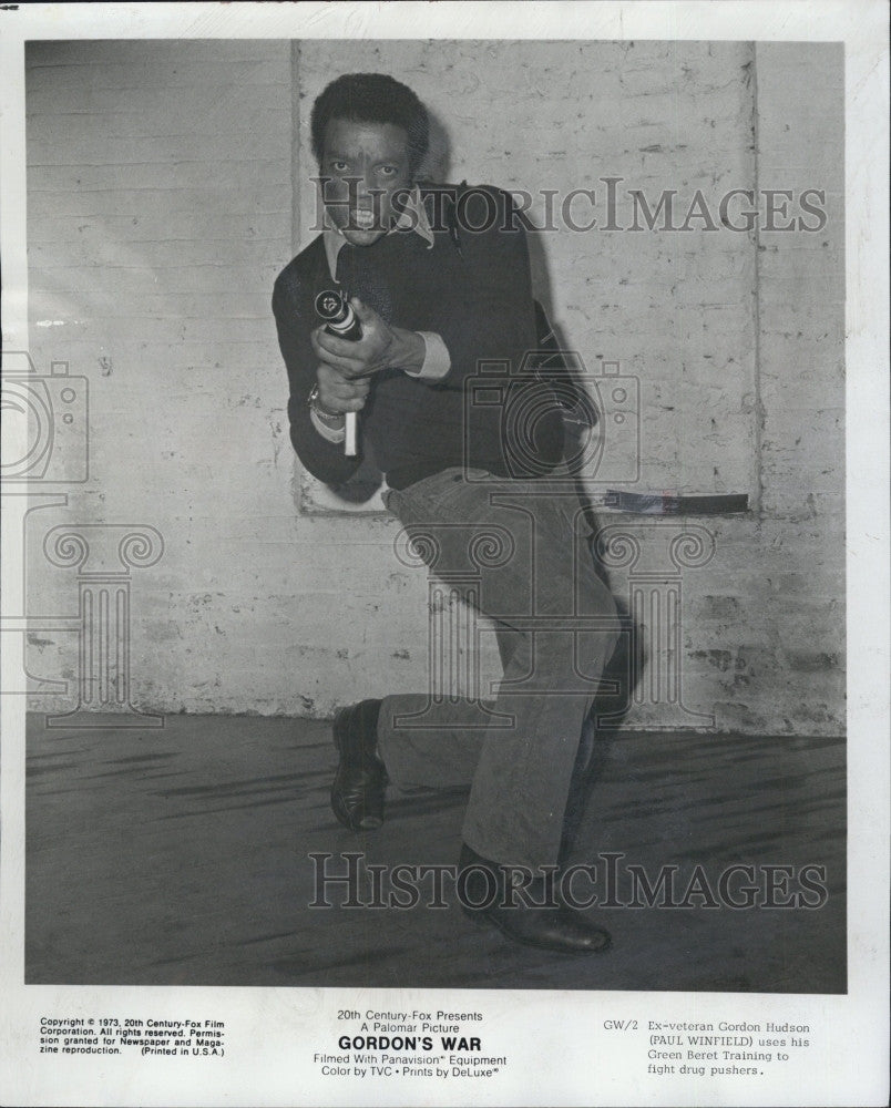 1973 Press Photo Paul Winfield Starring In &quot;Gordon&#39;s War&quot; COPY - Historic Images