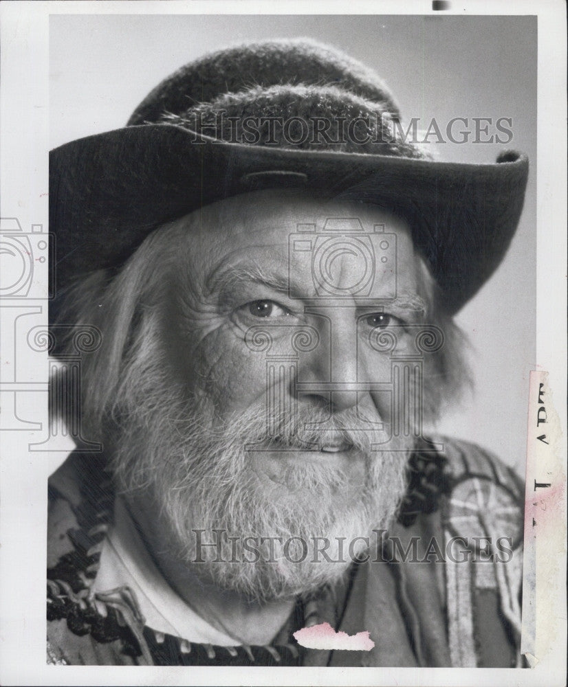 1977 Press Photo Actor Denver Pyle of Doris Day Show The Dukes of Hazzard - Historic Images