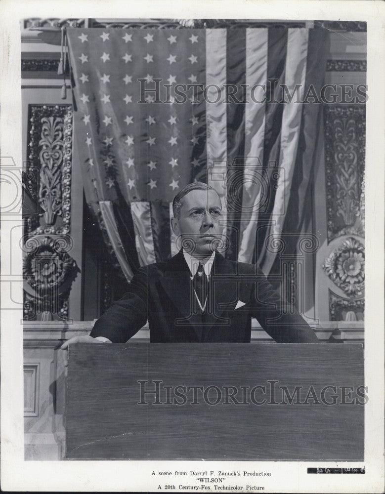 1944 Press Photo Actor Alexander Knox In &quot;Wlson&quot; - Historic Images