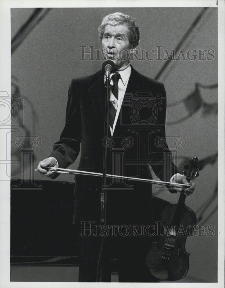 1982 Press Photo Roy Acuff in &quot;Roy Acuff...50 Years the King of Country Music&quot; - Historic Images