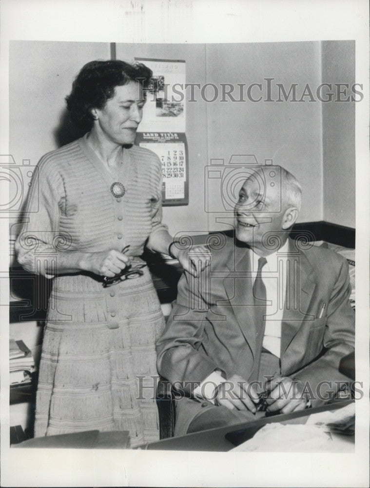 1954 Press Photo John Mahon, Chief Prosecutor in Sheppard Case - Historic Images