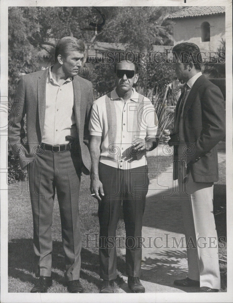 1970 Press Photo Actor Denny Miller, Jack Klugman, Tony Franciosa &quot;Name of Game&quot; - Historic Images