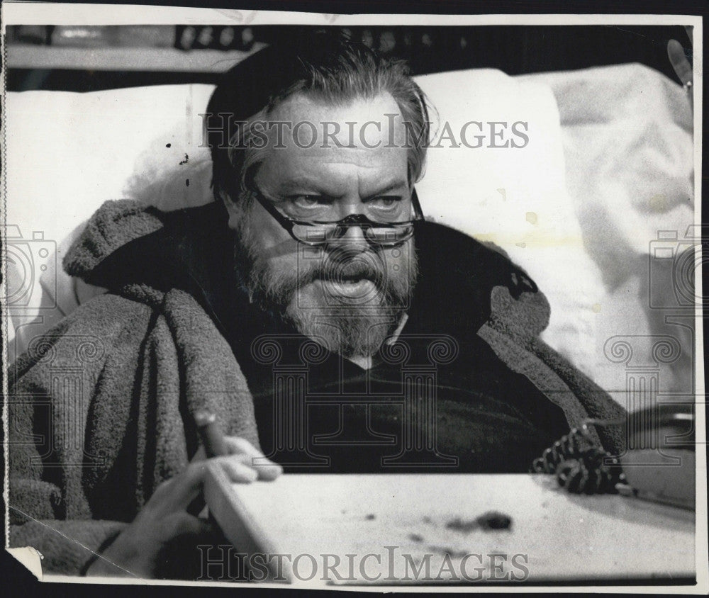 1972 Press Photo Orson Welles Actor - Historic Images