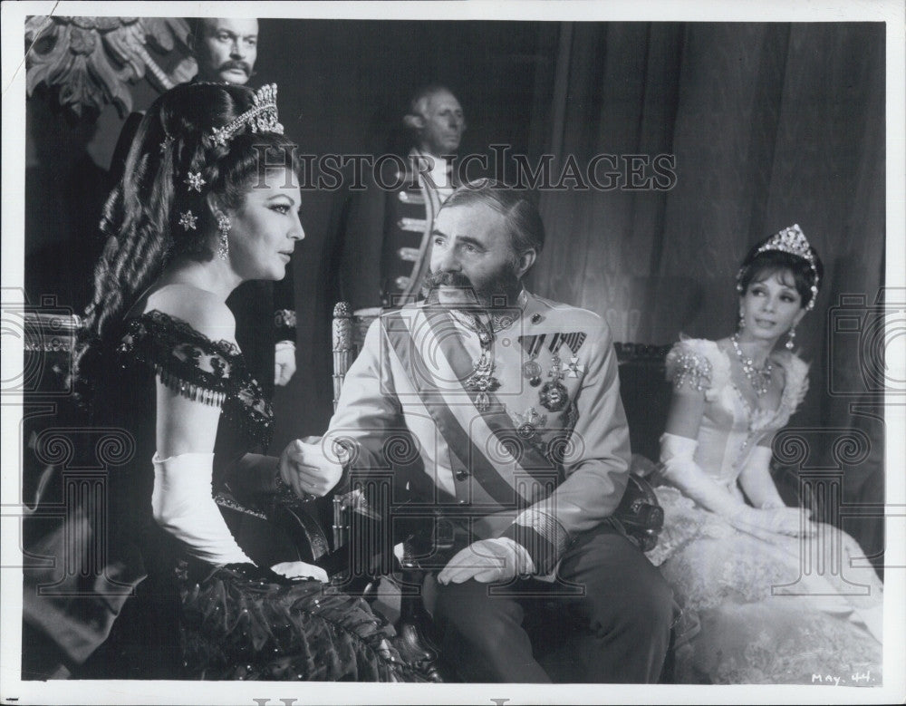 1969 Press Photo Emperor Franz-Josef Empress Elizabeth Ava Gardner Actress - Historic Images