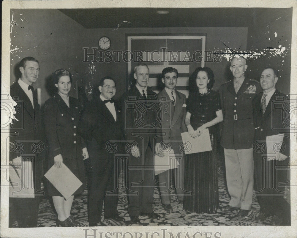 Press Photo Hearst War Correspondent Honored - Historic Images