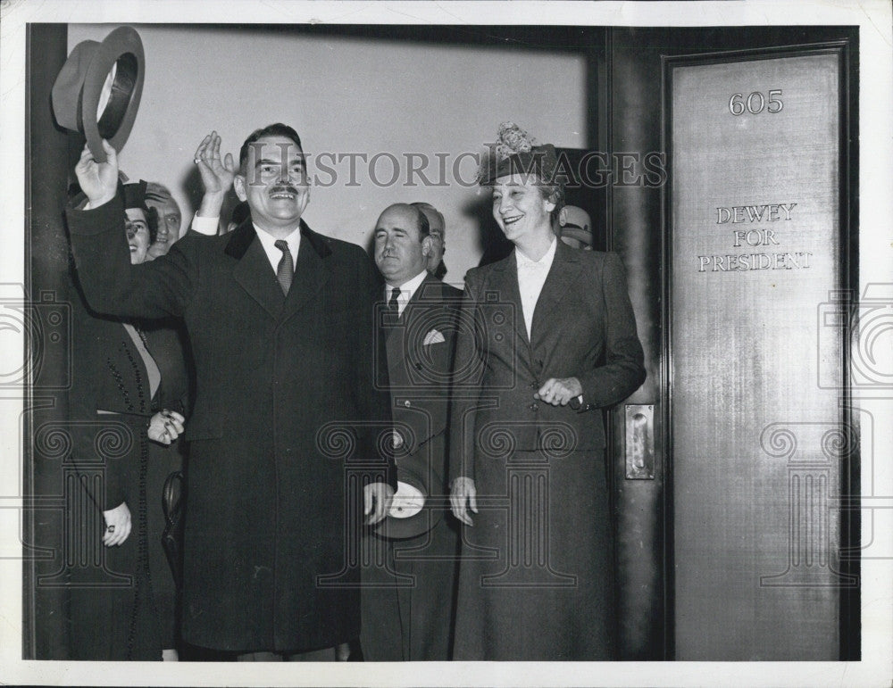 1939 Press Photo Thomas Dewey Republican Party Candidate - Historic Images