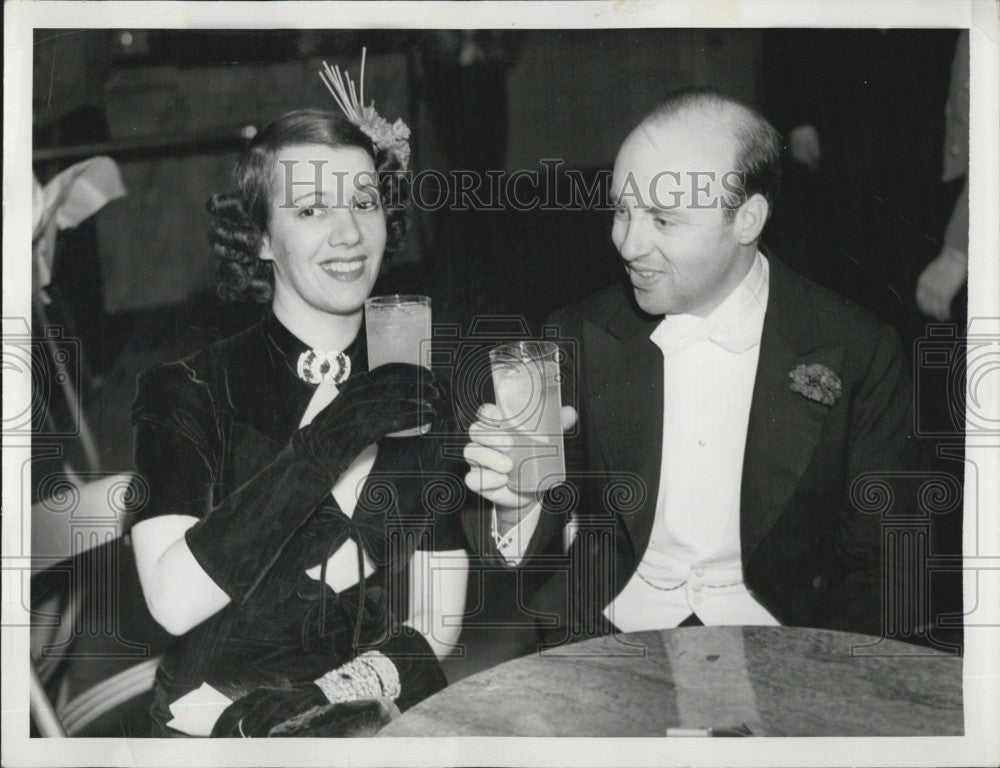 1938 Press Photo Lily Pons Opera Musician Andre Kostelanetz - Historic Images