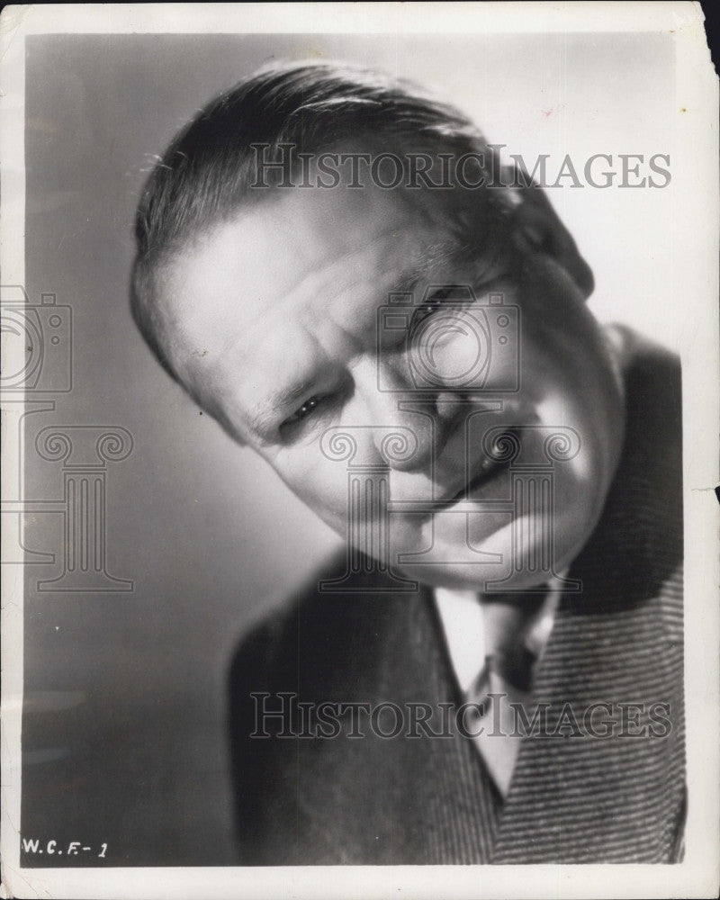 1950 Press Photo Comedian W.C. Fields stars &quot;Never Give A Sucker an Even Break&quot; - Historic Images