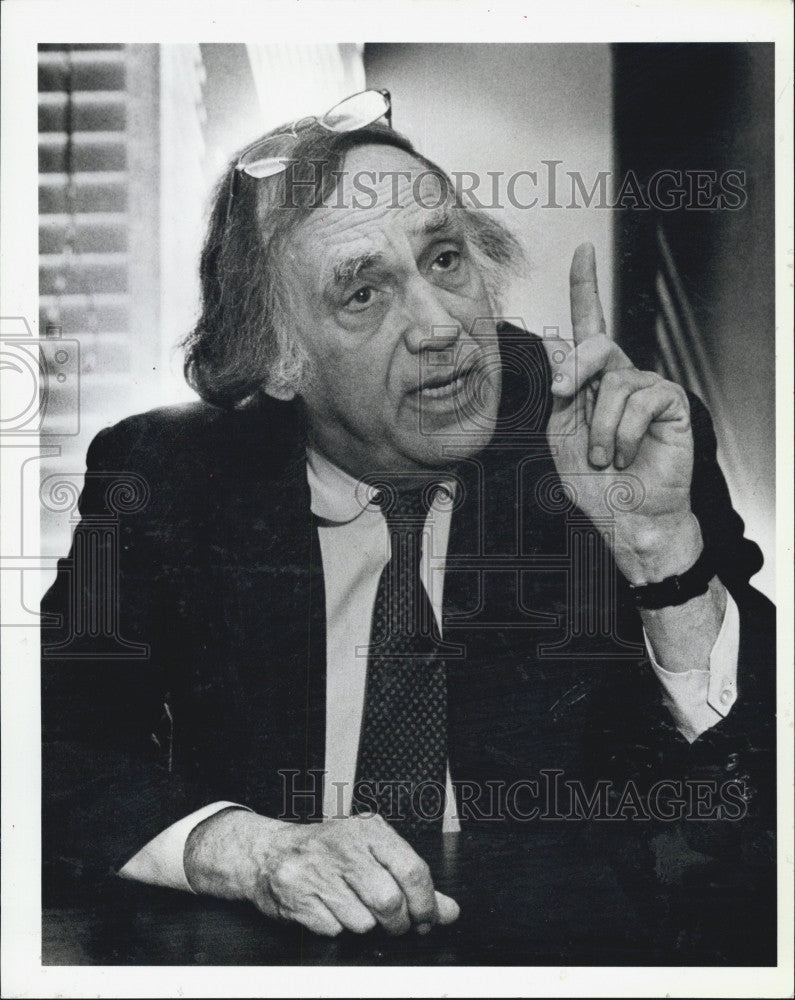 1992 Press Photo Attorney William Kuntsler - Historic Images