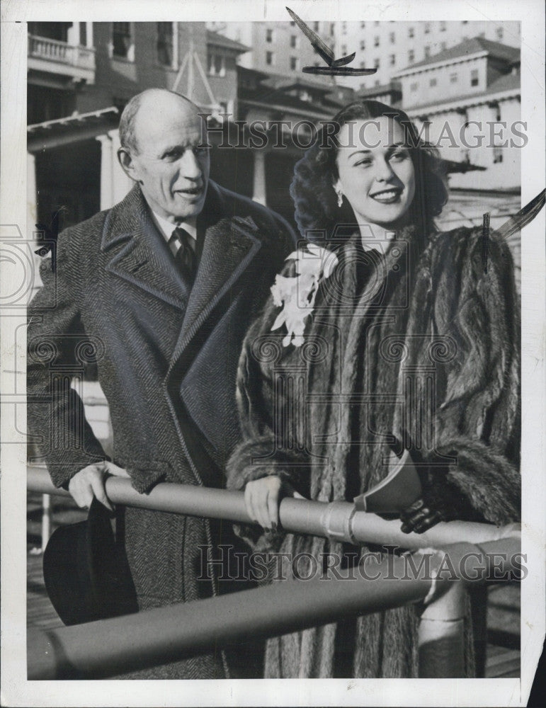 1946 Press Photo Earl of Halifax, British Ambassador to U.S. and Bess Myerson - Historic Images