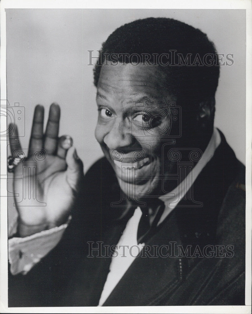 1970 Press Photo Singer,actor George Kirby - Historic Images