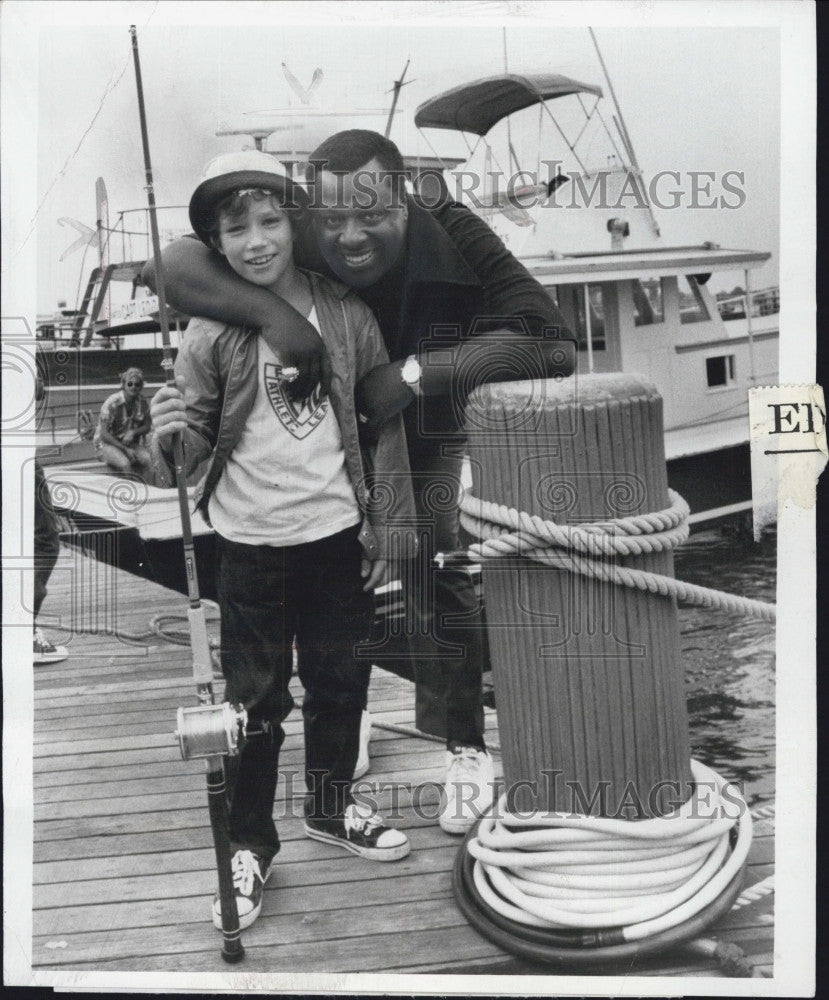 1974 Press Photo George Kirby &amp; Gary Weston &quot;American Sportsman&quot; - Historic Images