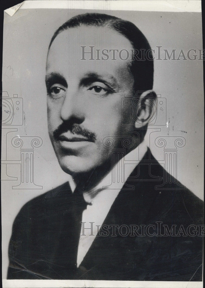 1940 Press Photo King Alfonso of Spain - Historic Images