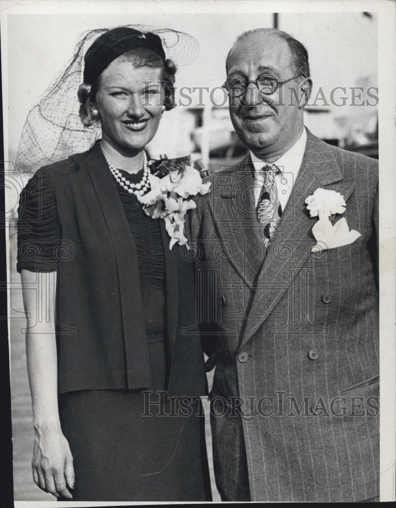 Press Photo &quot;Pygmalion&quot; Wynn &amp; wife Frieda - Historic Images