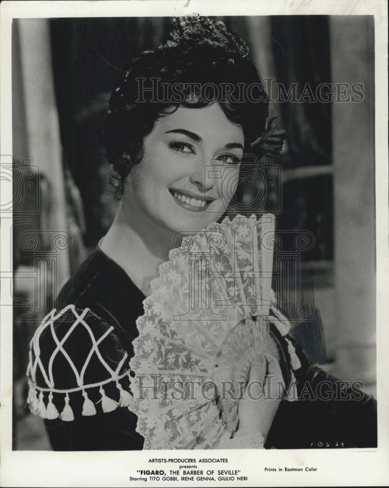 1960 Press Photo &quot;Figaro The Barber Of Seville&quot; Irene Genna Actress - Historic Images