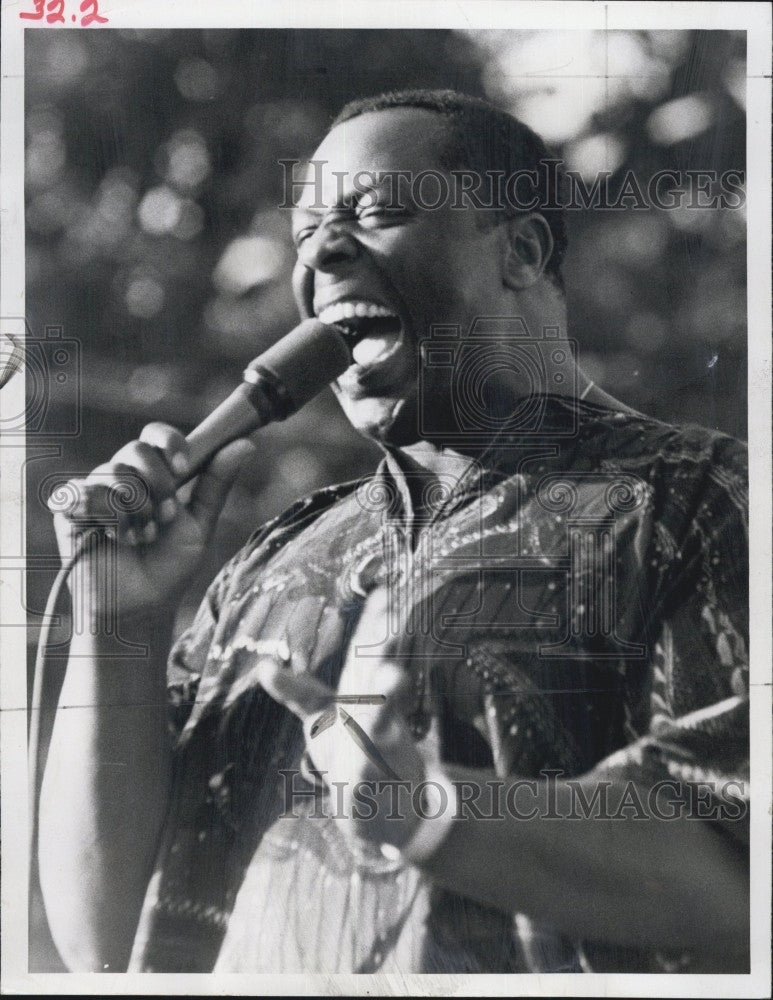 1969 Press Photo George Kirby &quot;Harlem Festival&quot; Entertainer - Historic Images