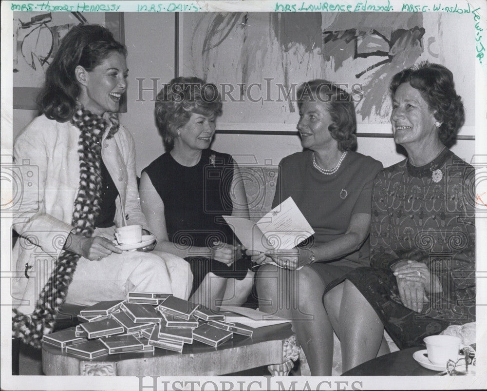 1970 Press Photo Mrs T Hennessey,Mrs H Davis,Mrs LE Edmons,Mrs W Lewis Jr - Historic Images